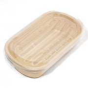 Bagasse Long Compartment Box with Lid
